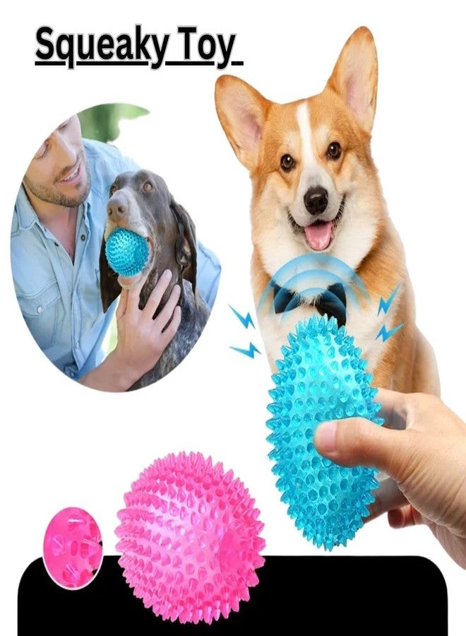 PET FUN لعبة مضغ على شكل كرة رغبي مضيئة من بيت فن للكلاب والقطط | لعبة مضيئة تصدر صوتاً عند الضغط عليها | عبوة من قطعتين - Image 5